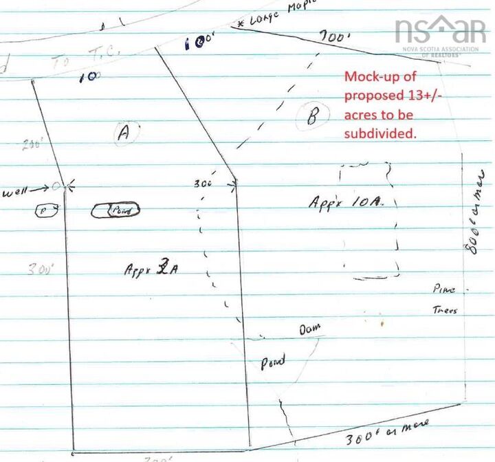 Property Photo:  5 Acres Park Falls Road  NS B0K 1W0 