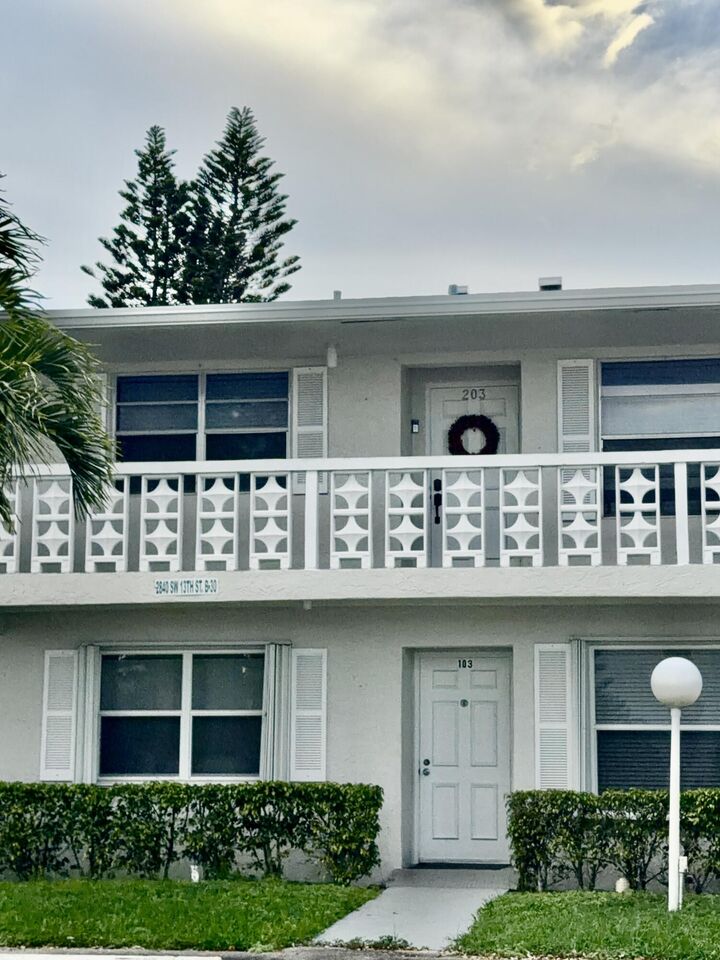 Property Photo:  2840 SW 13th Street 103  FL 33445 