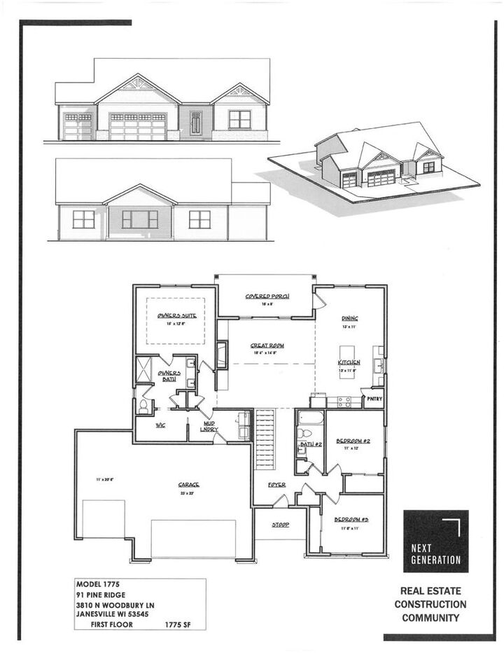 Property Photo: 3810 North Woodbury Lane WI 53545
