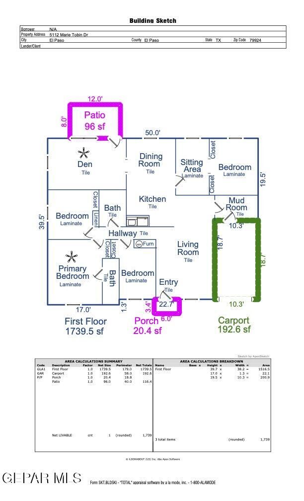 Property Photo:  5112 Marie Tobin Drive  TX 79924 