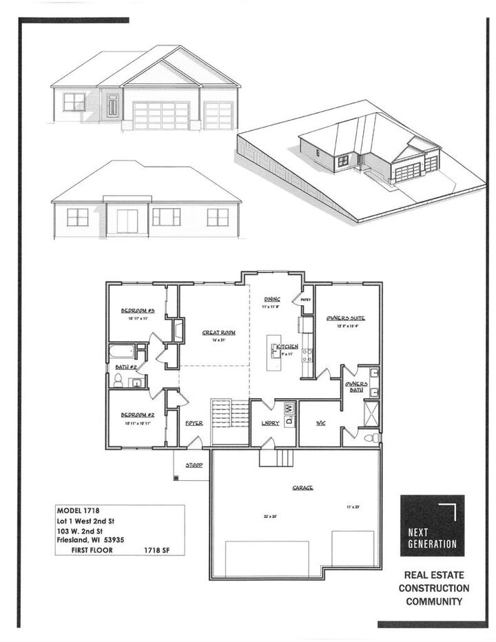 Property Photo:  103 West 2nd Street  WI 53935 