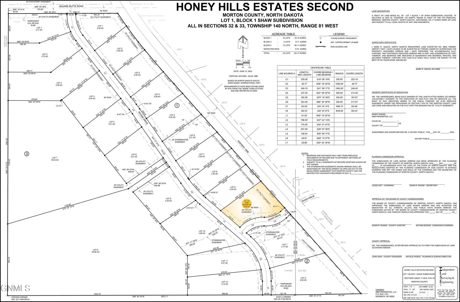 Property Photo:  3535 Rhone Drive  ND 58554 