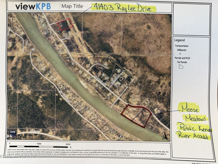 Property Photo:  41403 Ray Lee Drive  AK 99669 