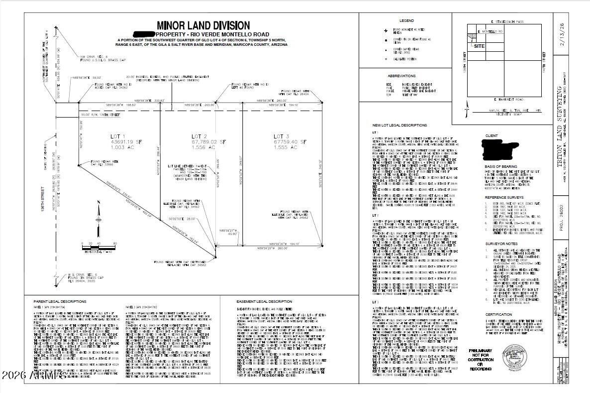 Property Photo:  0 E Montello Road 2  AZ 85262 