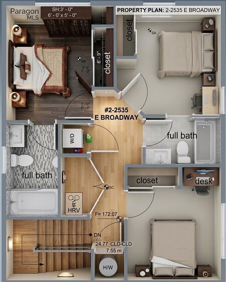 Property Photo: 2535 E Broadway Street 2 BC V5M 1Y4