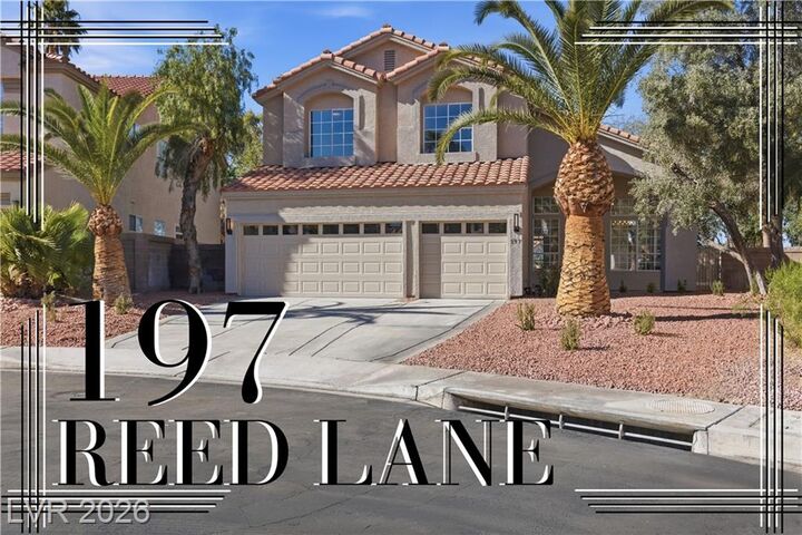 Property Photo:  197 Reed Lane  NV 89074 