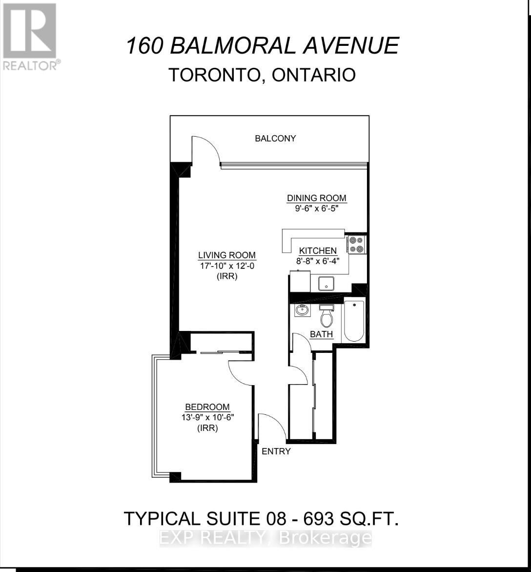 Property Photo:  160 Balmoral Avenue 1108  ON M4V 1J7 
