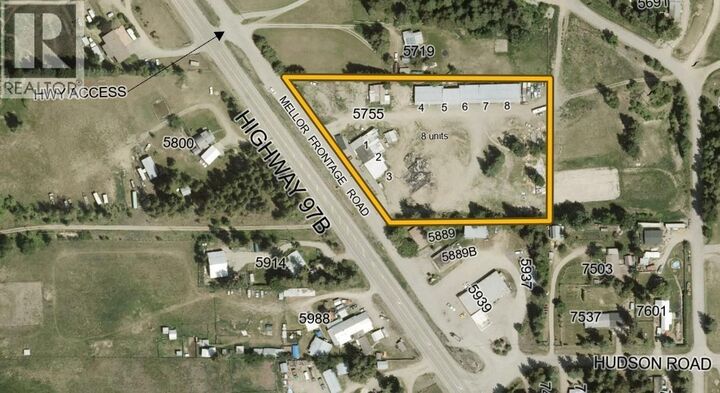 Property Photo:  5755 Mellor Frontage Road  BC V1E 2R1 