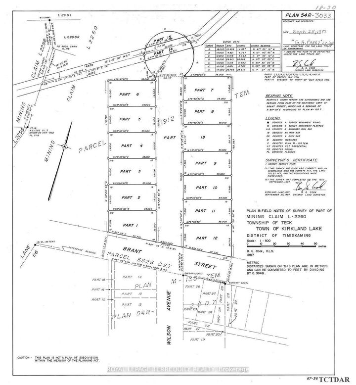 Property Photo:  Lots 4, 5 &Amp 6 Wilson Avenue  ON P2N 1H1 
