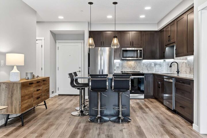 Property Photo: 150 Shawnee Square SW 401 AB T2Y 0T6