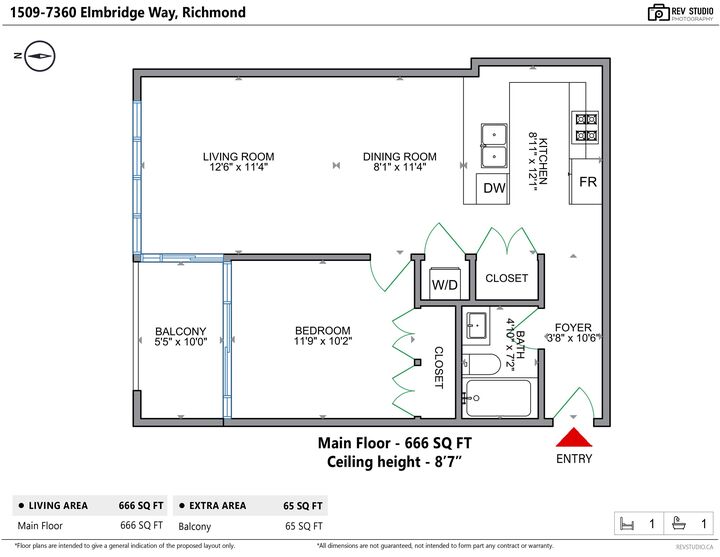 Property Photo: 7360 Elmbridge Way 1509 BC V6X 0A5