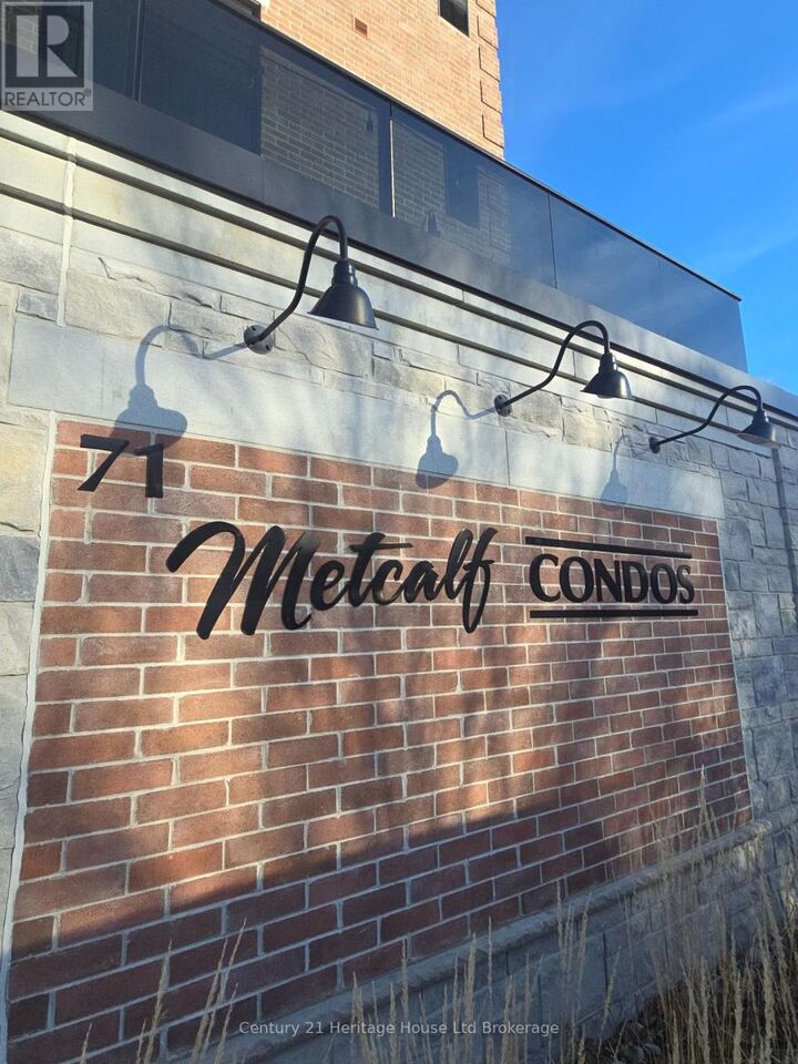 Property Photo:  71 Metcalf Street 401  ON N4S 3E9 