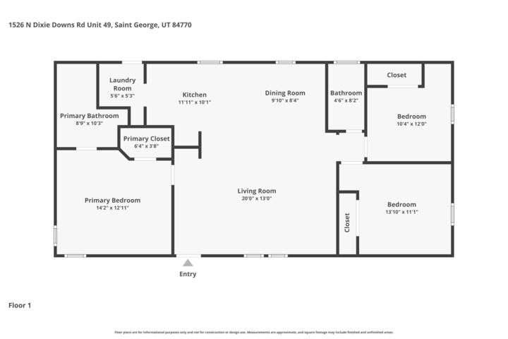 Property Photo:  1526 N Dixie Downs Rd 49  UT 84770 