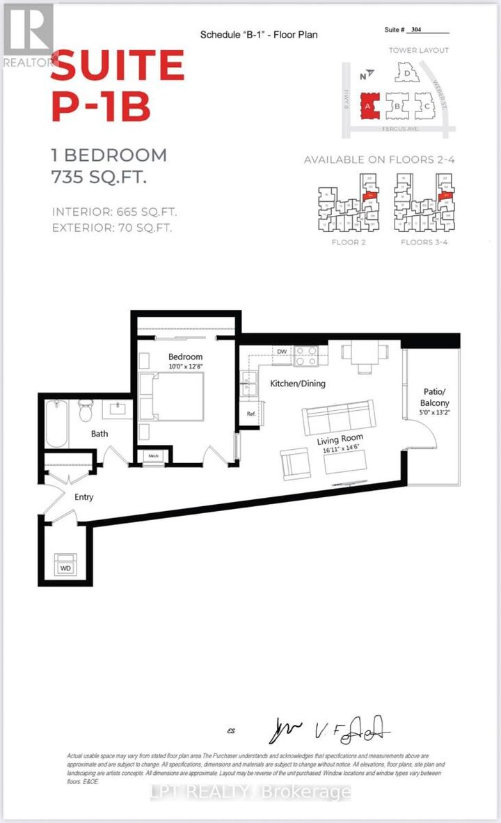 Property Photo:  1333 Weber St East 304  ON N2A 1C2 