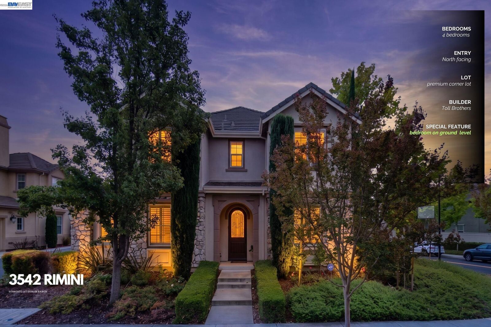 Property Photo: 3542 Rimini Ln CA 94568