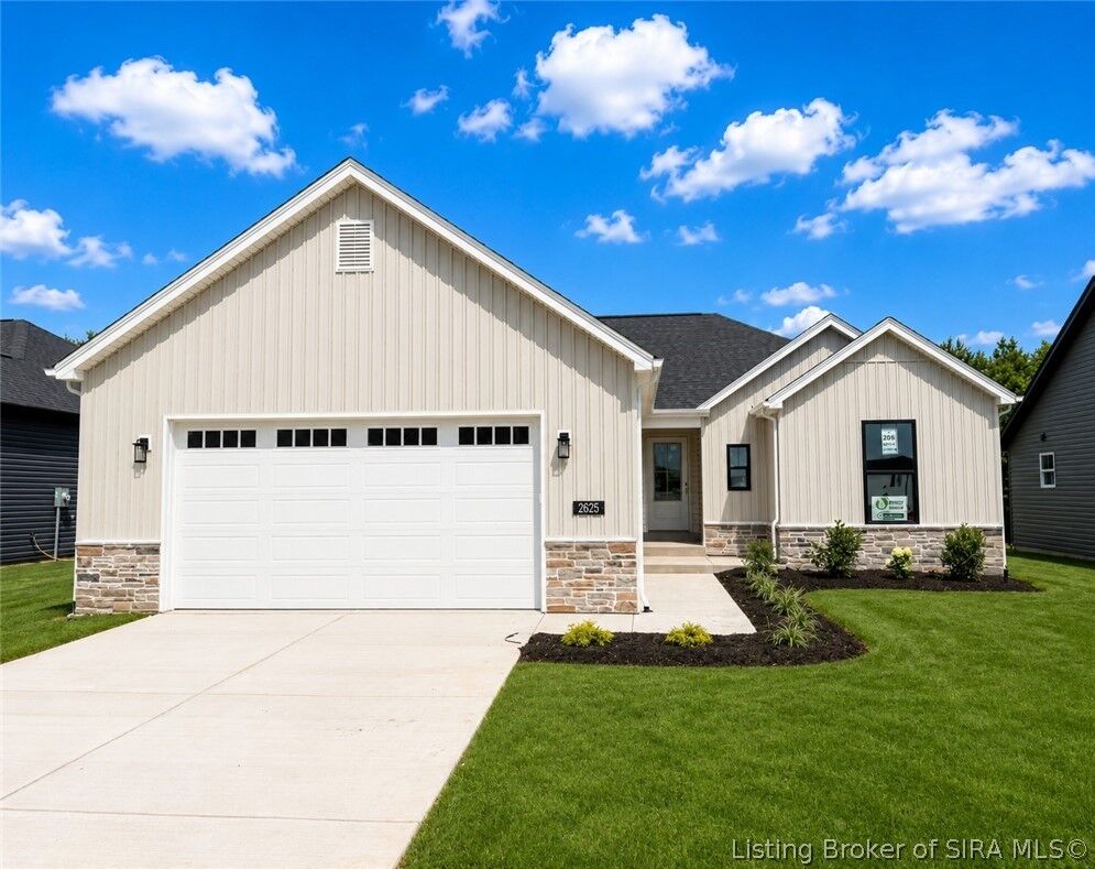 Property Photo:  2625 Vineyard Way Lot 206  IN 47143 