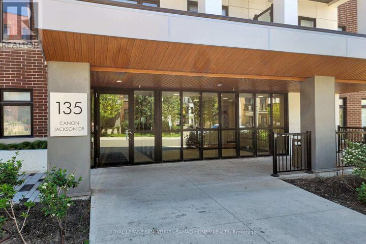 Property Photo: 135 Canon Jackson Drive 407 ON M6M 0C3