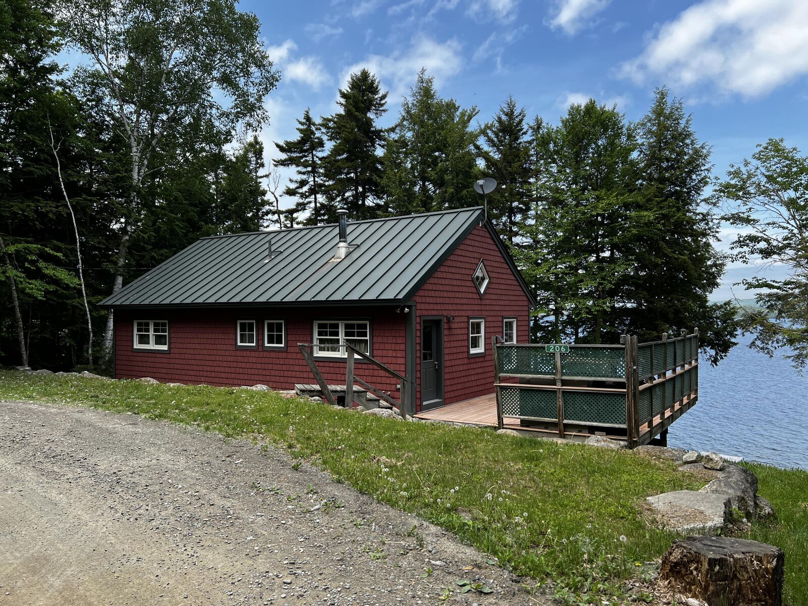 Property Photo:  206 Sandy Beach Road  ME 04424 