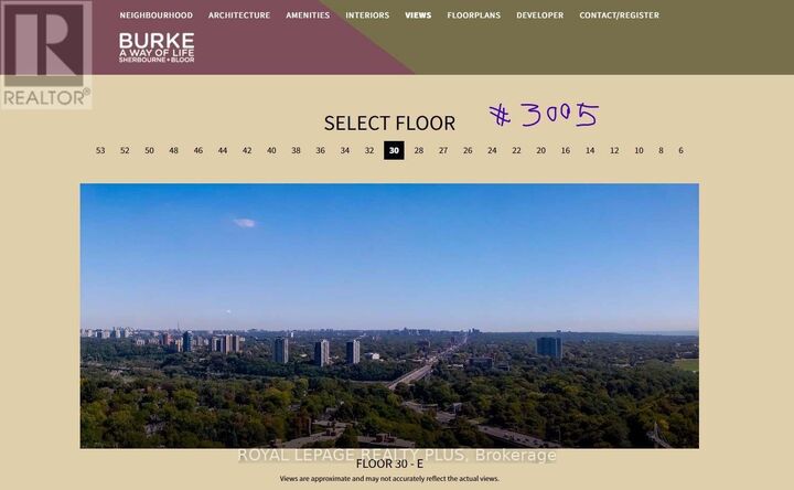 Property Photo: 609 Sherbourne Street 3005 ON M4X 0A4