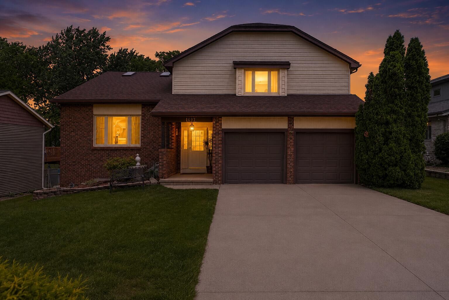 Property Photo:  1697 Sunnyslope Drive  IN 46307 