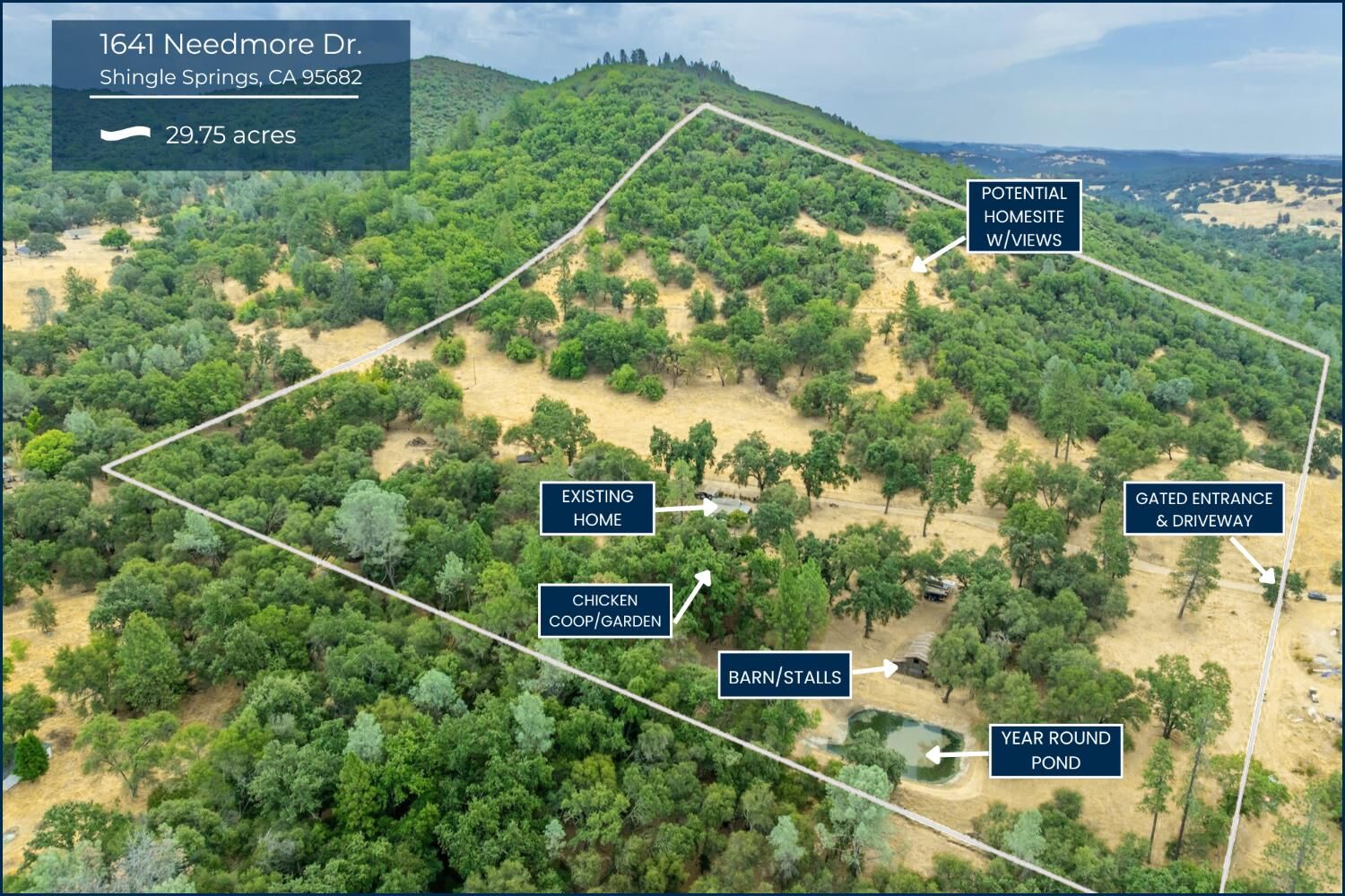 Property Photo:  1641 Needmore Drive  CA 95682 