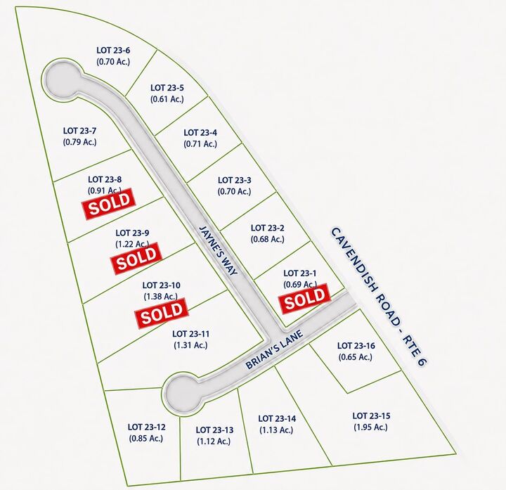 Property Photo:  Lot 23-15 Brians Lane  PE C0A 1N0 