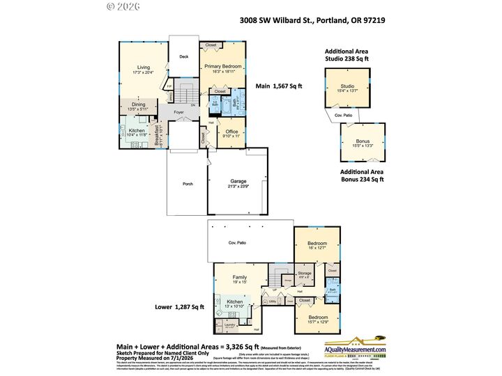Property Photo:  3008 SW Wilbard St  OR 97219 