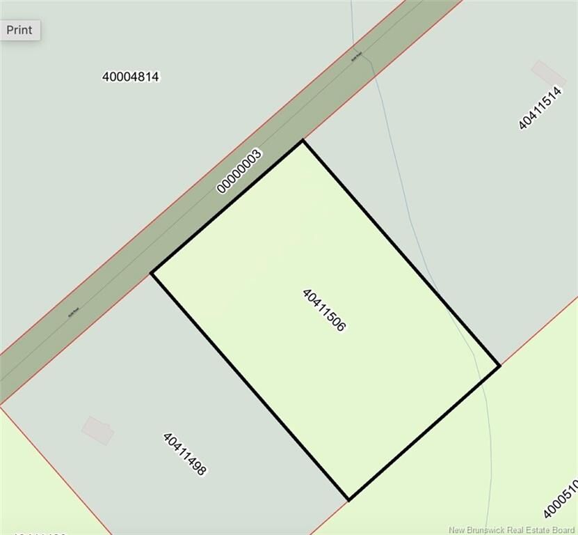 Property Photo:  Lot Gum  NB E1V 2K1 