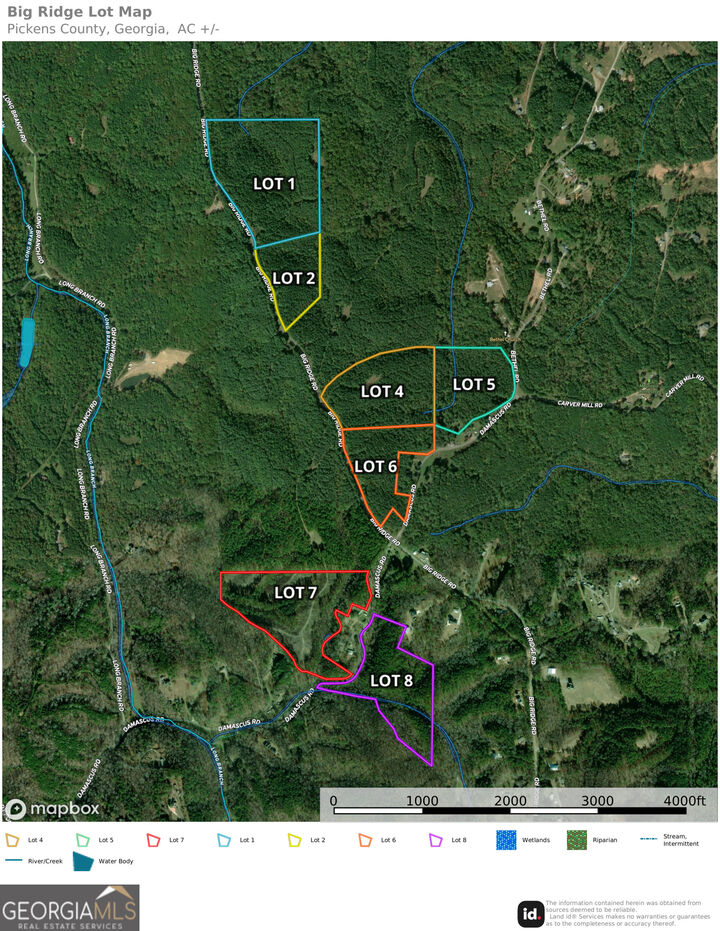Property Photo: 13 Acres Big Ridge Road GA 30734