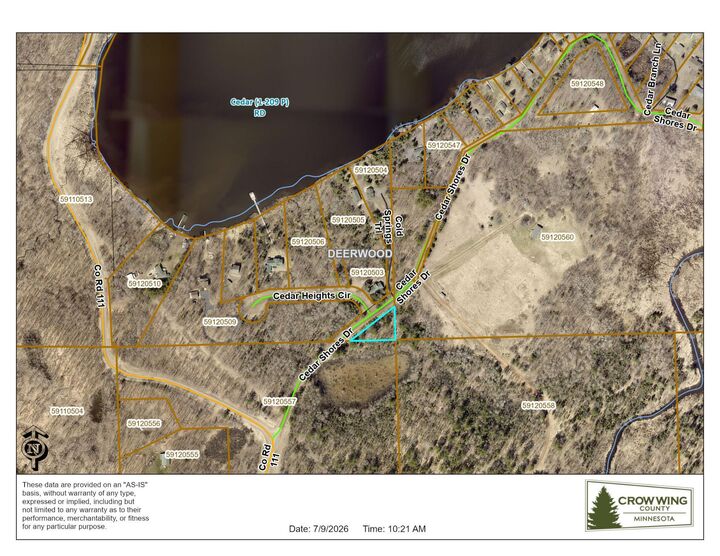 Property Photo: Tbd Cedar Shores Drive MN 56444