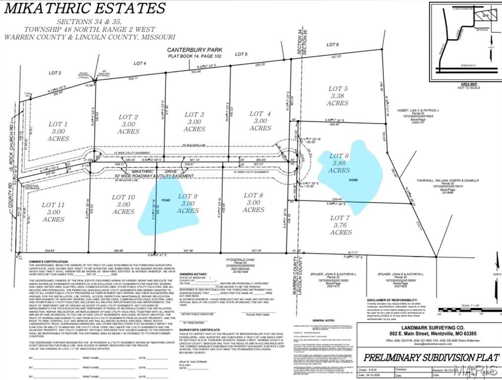 Property Photo:  0 Lot 2 Mikathric Estates  MO 63383 
