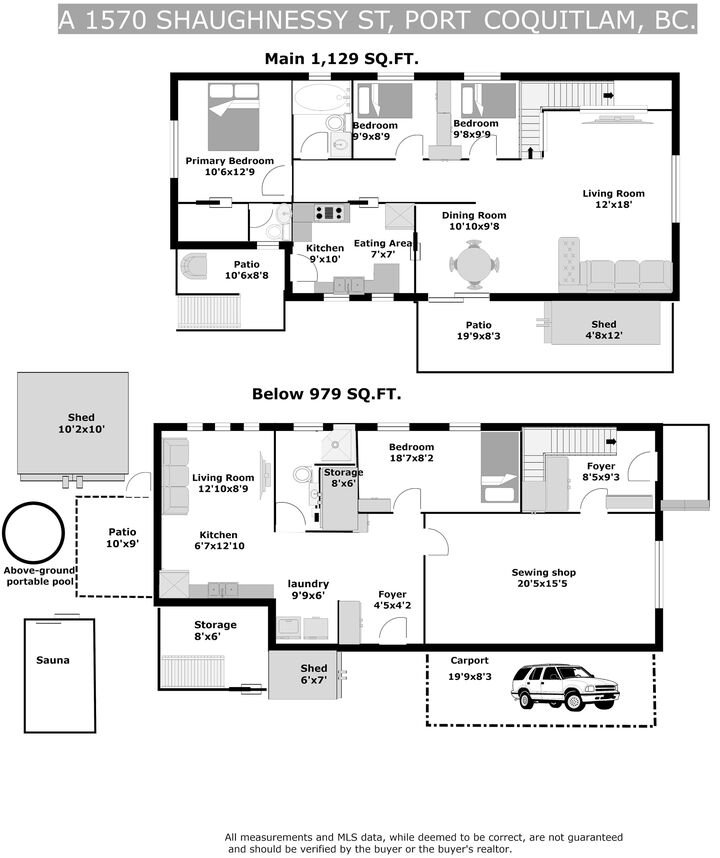 Property Photo: 1570 Shaughnessy Street A BC V3C 6M4