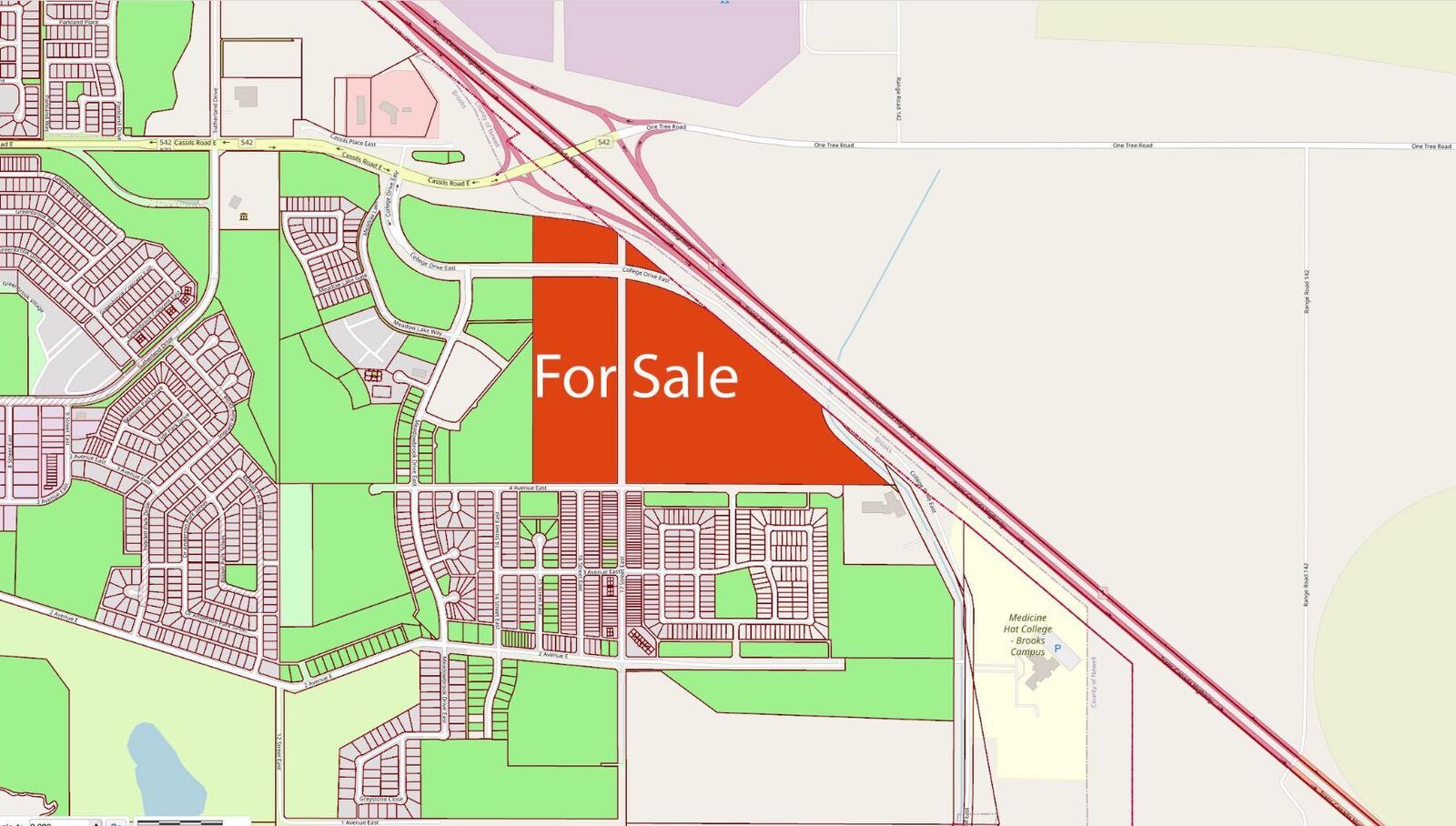 Property Photo: Portion Of NE 33 &Amp NW 34 College Drive E AB T1R 1C8