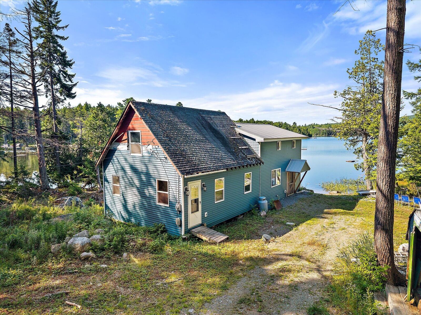 Property Photo: 187 E Hopkins Pond Road ME 04605
