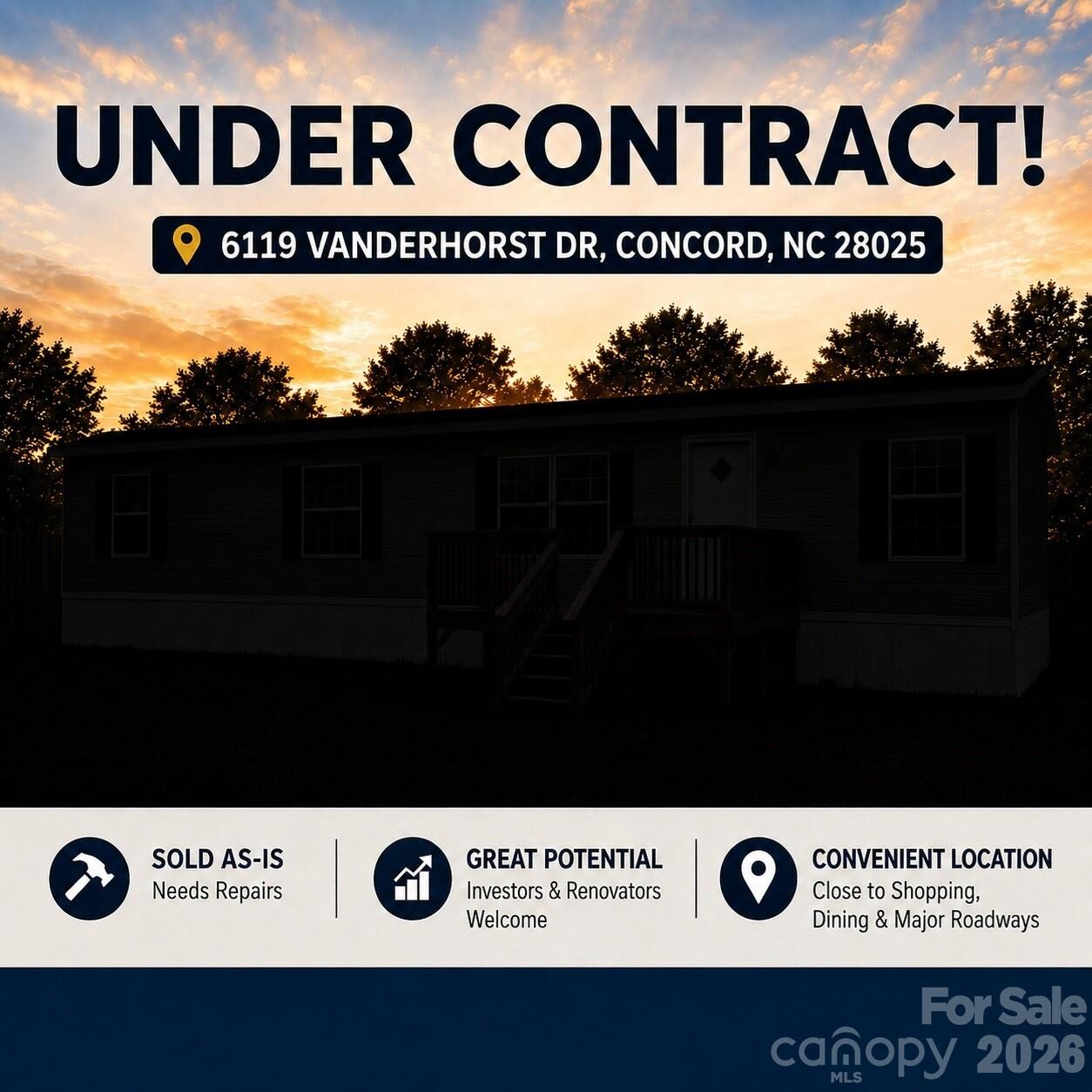 Property Photo:  6119 Vanderhorst Drive  NC 28025 