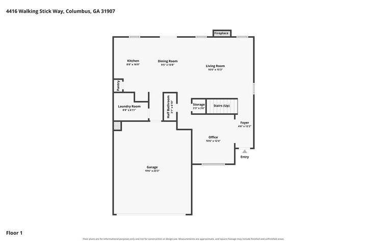 Property Photo:  4416 Walking Stick Way  GA 31907 