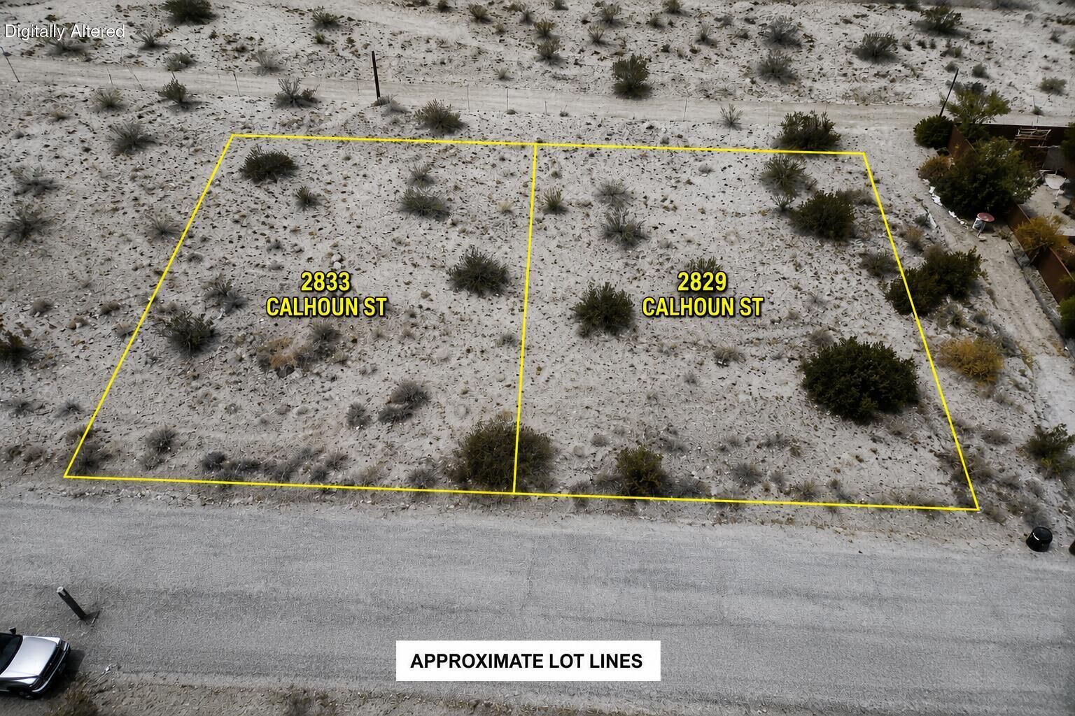 Property Photo: 2833 Calhoun Street CA 92274