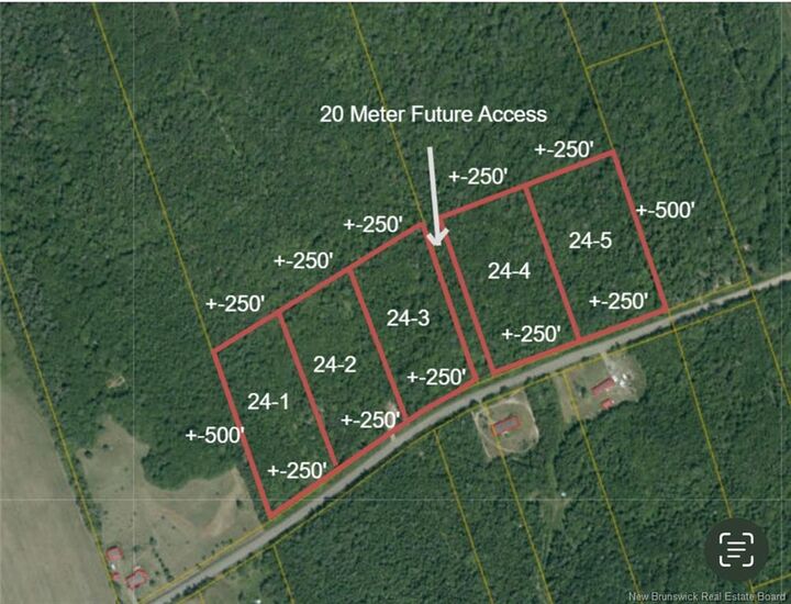 Property Photo:  Lot 24-3 Renauds Mills  NB E4V 2N9 