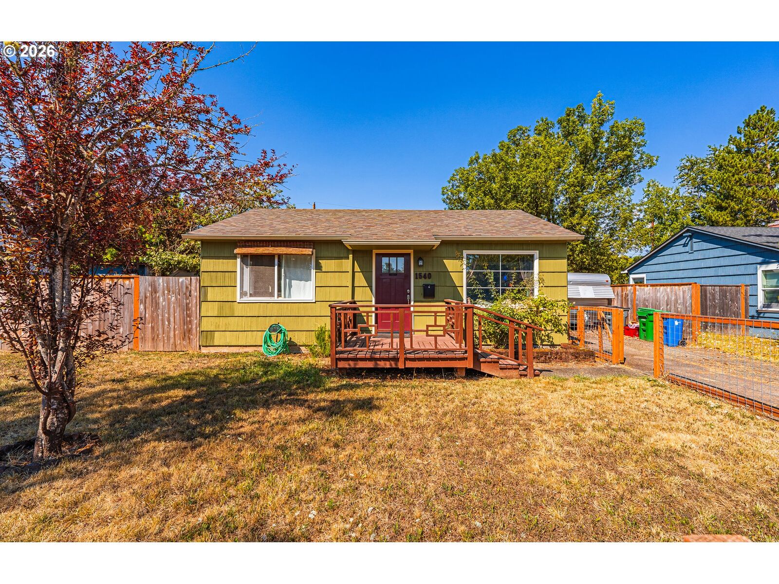 Property Photo: 1540 Wilson St OR 97402