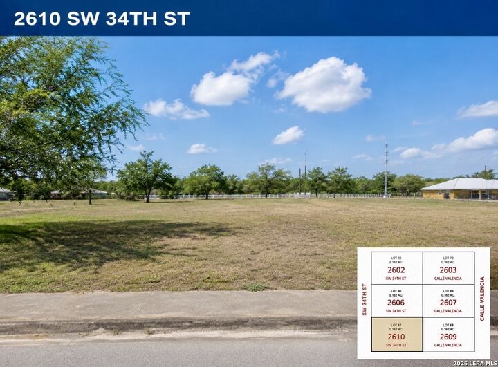 Property Photo: 2606 SW 34th Street TX 78237