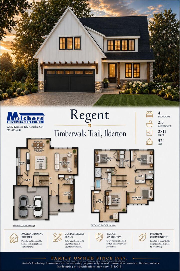 Property Photo: 123 Timberwalk Trail Lot # 41 ON N0M 2A0