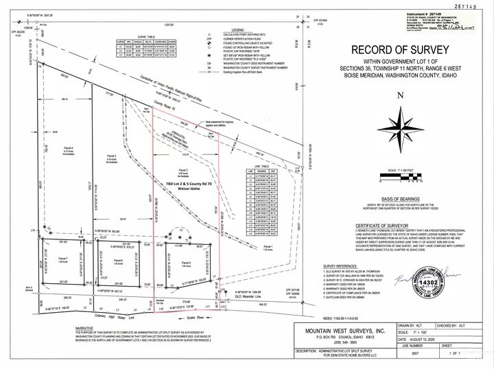 Property Photo:  Tbd Lot 2 &Amp 5 County Rd 70  ID 83672 