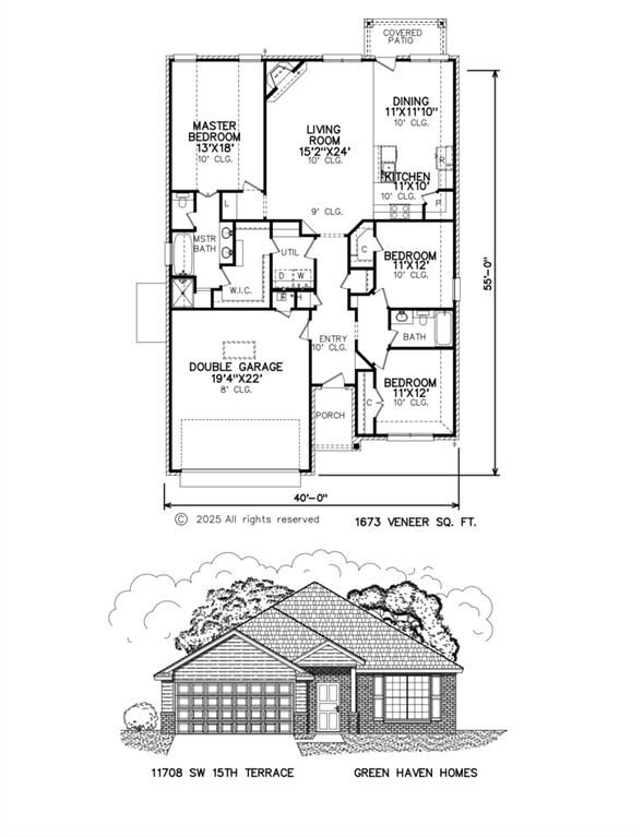 Property Photo: 11708 SW 15th Terrace OK 73099