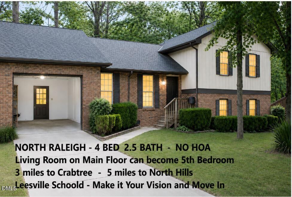 Property Photo: 4116 Pickwick Drive NC 27613