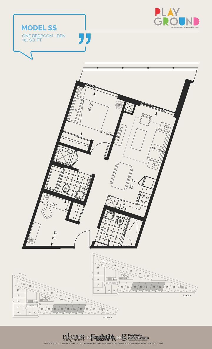 Photo de la propriété:  50 Ordnance Street 419  ON M6K 1A2 