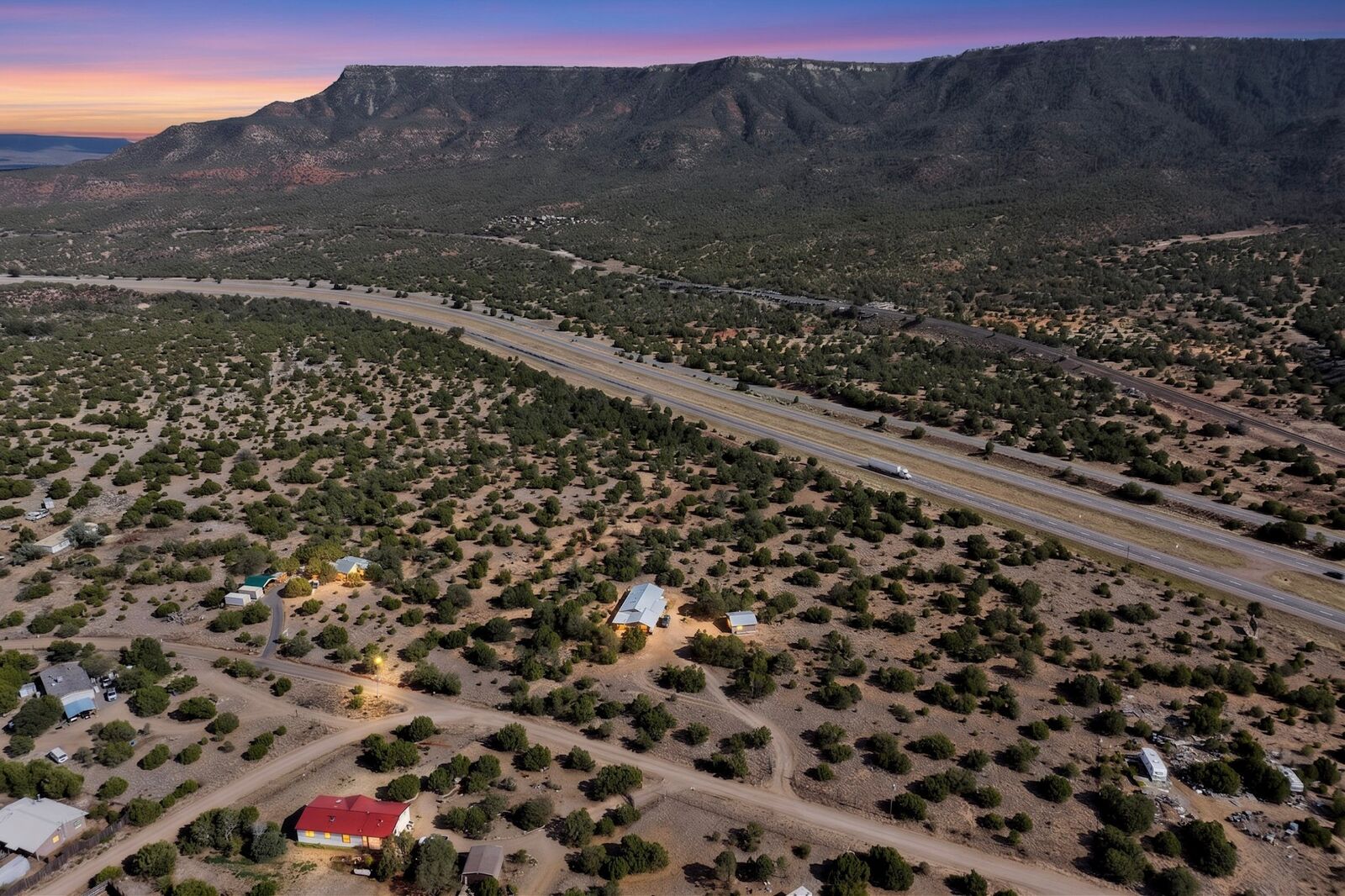 Property Photo: 14.3 Acres Frontage Road 2121 NM 87538