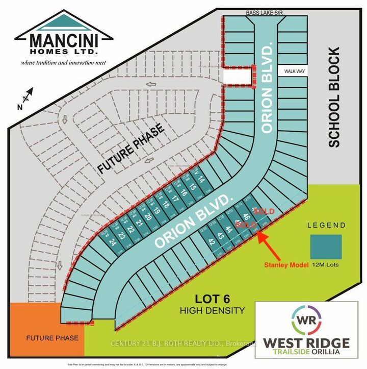 Property Photo:  Lot 43 Orion Boulevard  ON L3V 6H2 