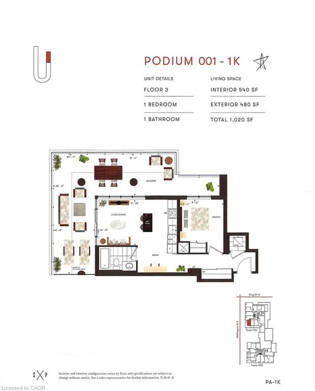 Property Photo: 5 Wellington Street S 303 ON N2G 0E3