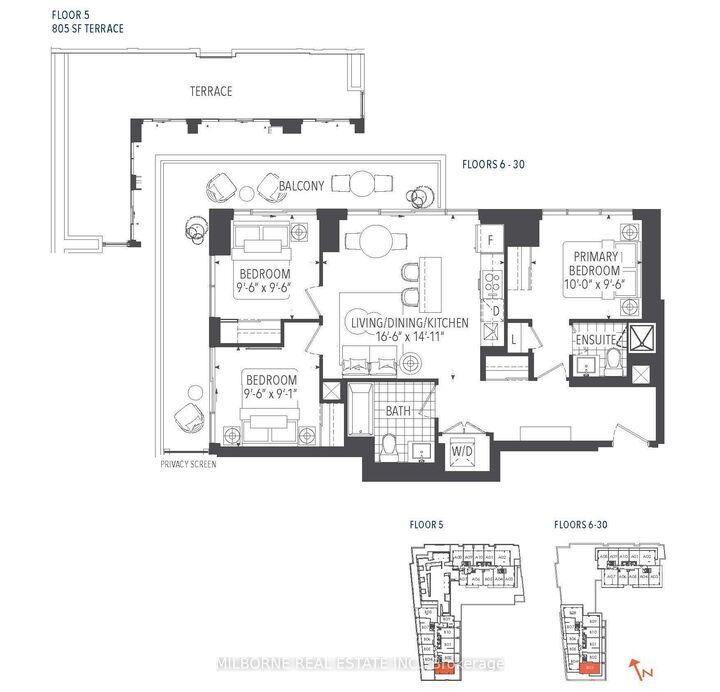 Property Photo:  8 Hughson Street N 2203 B  ON L8R 0A9 