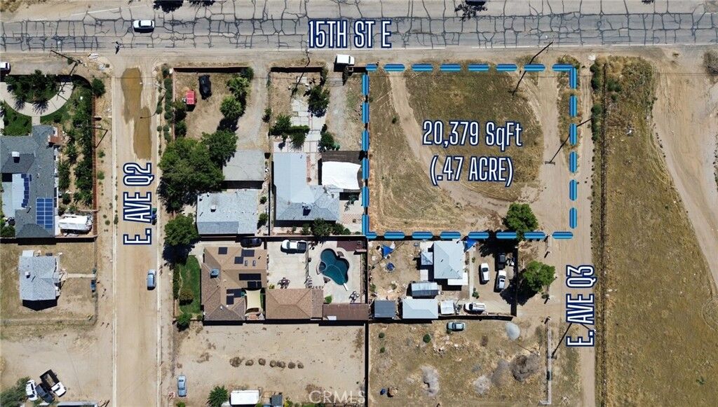 Property Photo:  0 0 Vac/15th Ste/Vic Avenue Q3  CA 93550 